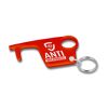 Antibac Recycled Staysafe Hook Keyring - Red