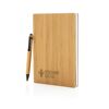 Bamboo notebook with recycled paper