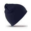 Embroidered Beanie Hats - Navy