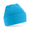 Beanie Hat with Cuff - Sapphire Blue