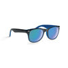 Black and blue mirror lens sunglasses