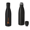 Steel Vacuum Bottle copper lined Black