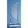 28cm Crystal Flat Mounted Award