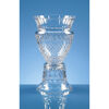 33cm Lead Crystal Footed Trophy Vase