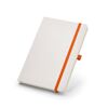 Notepad with Orange Pen Loop and Elastic