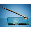 15 cm Jade Glass Pen Holder