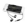  Earbuds with Silicon Wallet Black