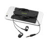 Earbuds with Silicon Wallet Black Earbuds with Silicon Wallet Black