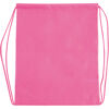 Promotional Recyclable Drawstring Bags - Pink