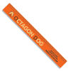 Recycled Plastic 30cm Ruler (orange with sample branding)
