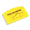 Credit Card Ice Scraper (yellow with sample branding)