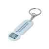 Recycled Plastic rHIPS  Trolley Stick Keyring (sky colour)
