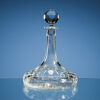 Lead Crystal Panel Ships Decanter