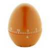 Egg-shaped kitchen timer (orange)