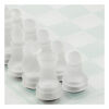 Glass Chess Board Set (white pieces)