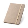 Polyester Lined Cover Notebook in Light Brown Colour