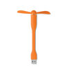 Silicone USB Laptop Fan (Orange)
