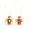 Wooden Christmas Tree Decorations Set