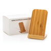 Bamboo 5W wireless charging stand (packaging) Bamboo 5W wireless charging stand (packaging)