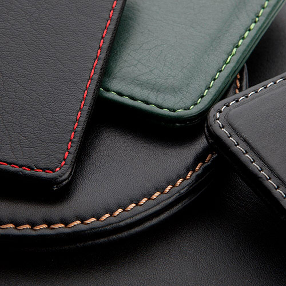 Leather Conference Folder for Branding - Contrast Stitching Leather Conference Folder for Branding - Contrast Stitching