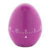 Egg-shaped kitchen timer (pink)