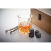 Luxury whiskey glass set in bamboo gift box