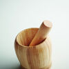 Mortar and pestle in bamboo