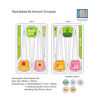 Recycled Plastic rHIPS Plant Marker Kit (five colours)