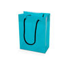 PP rope handled shoppers - turquoise