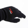 Logo Embroidered Touch Screen Gloves - Black
