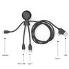Xoopar Mr Bio Long USB charging cable 