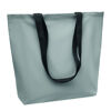 Reflective shopping bag with long handles