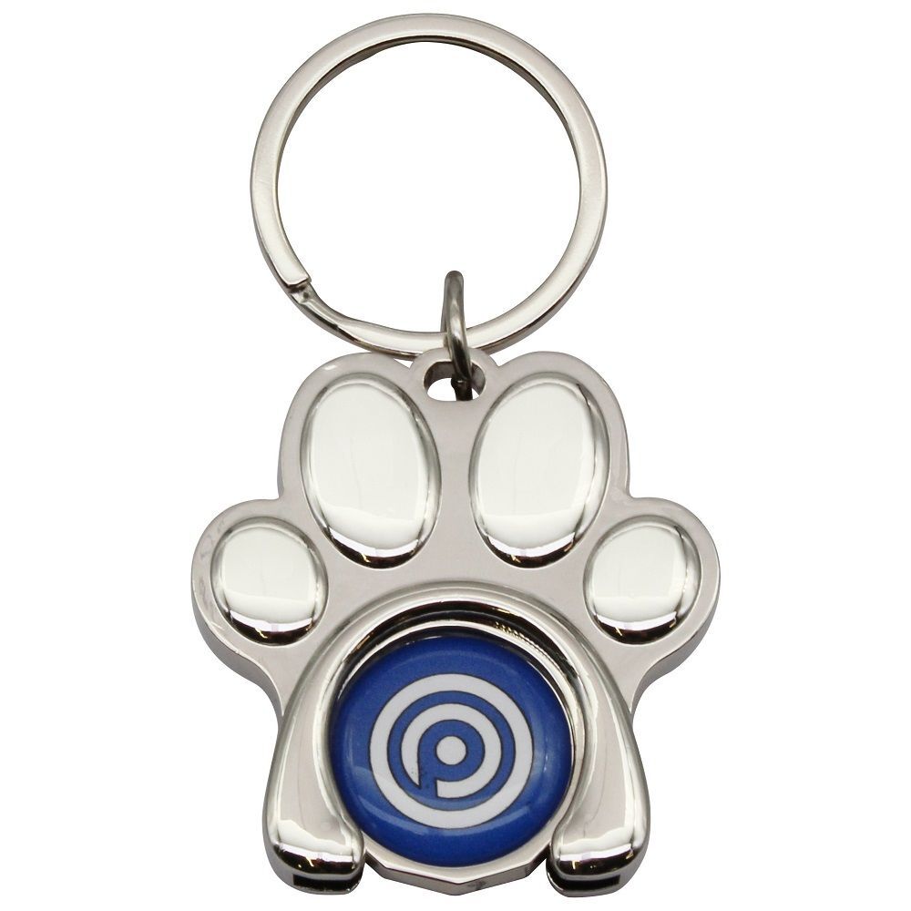 Pet Paw Trolley Coin Keyring