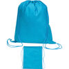 Promotional Recyclable Drawstring Bags - Light Blue