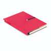 Recycled Tabbed Notebook & Pen Red