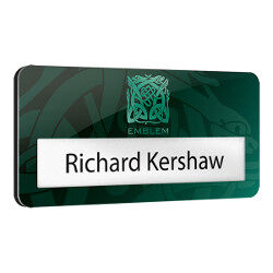 Metal Window ID Badges