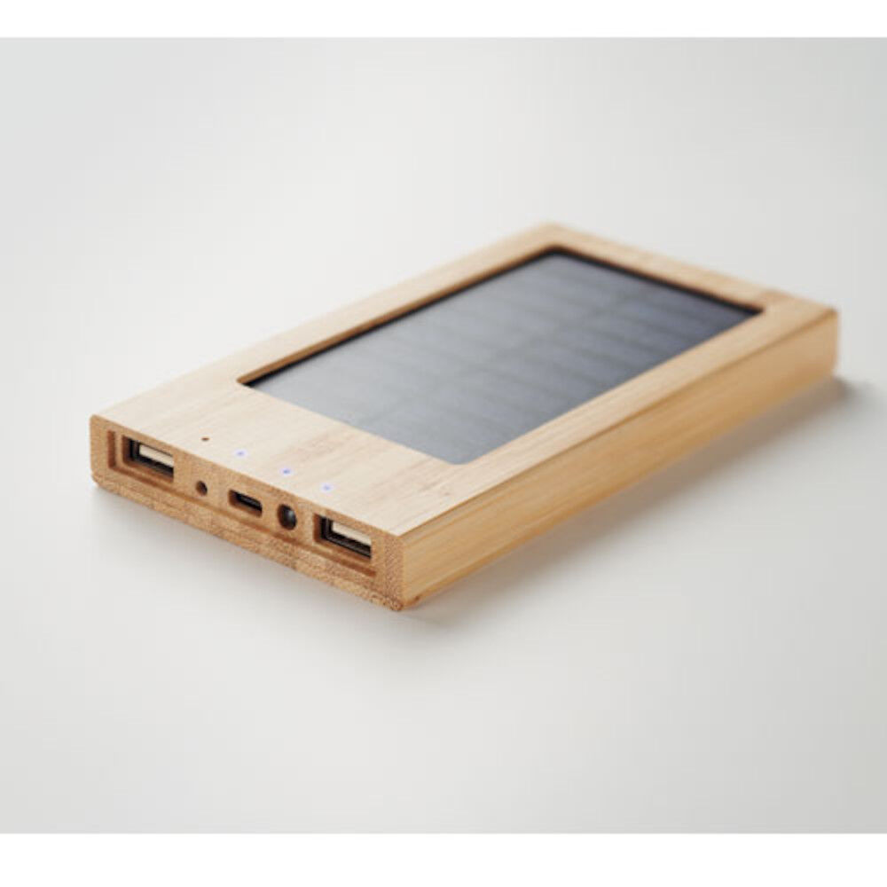 Arena Solar 4000 mAh Bamboo Powerbank