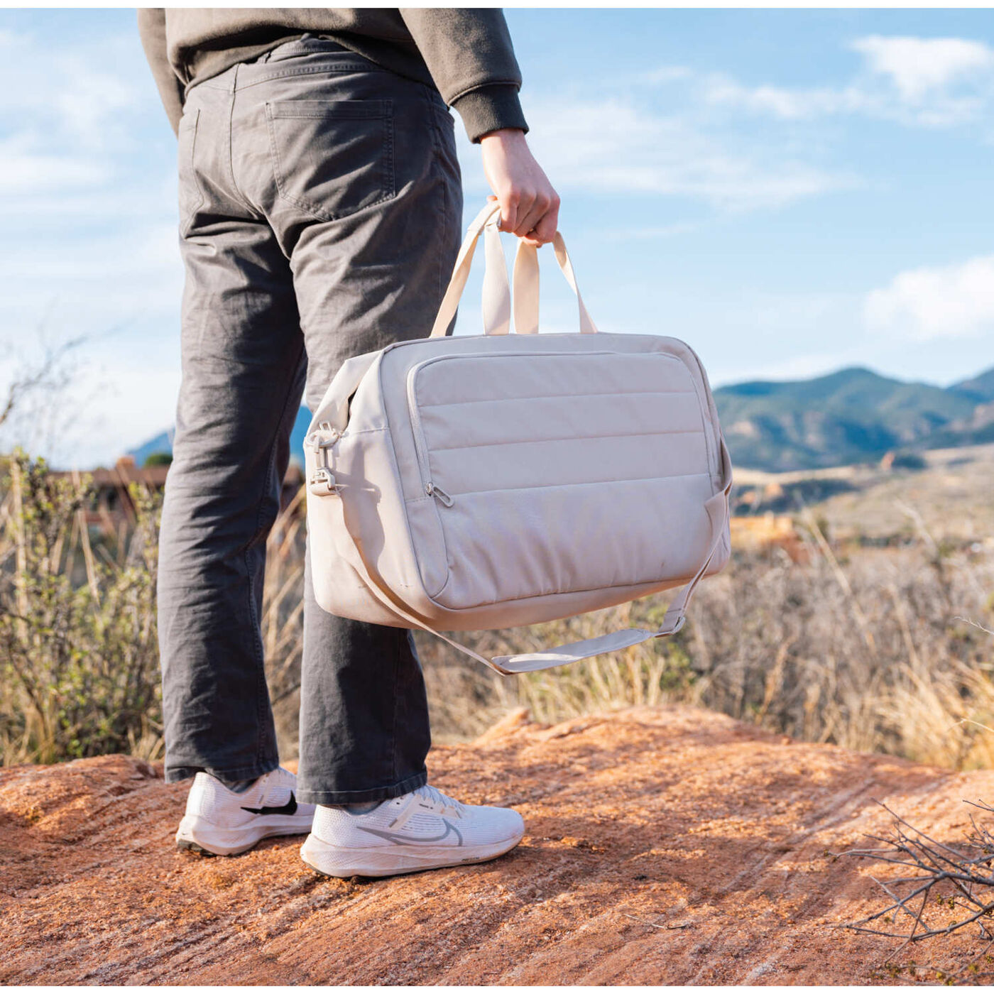 Armond RPET Weekend Duffle Bag (beige)