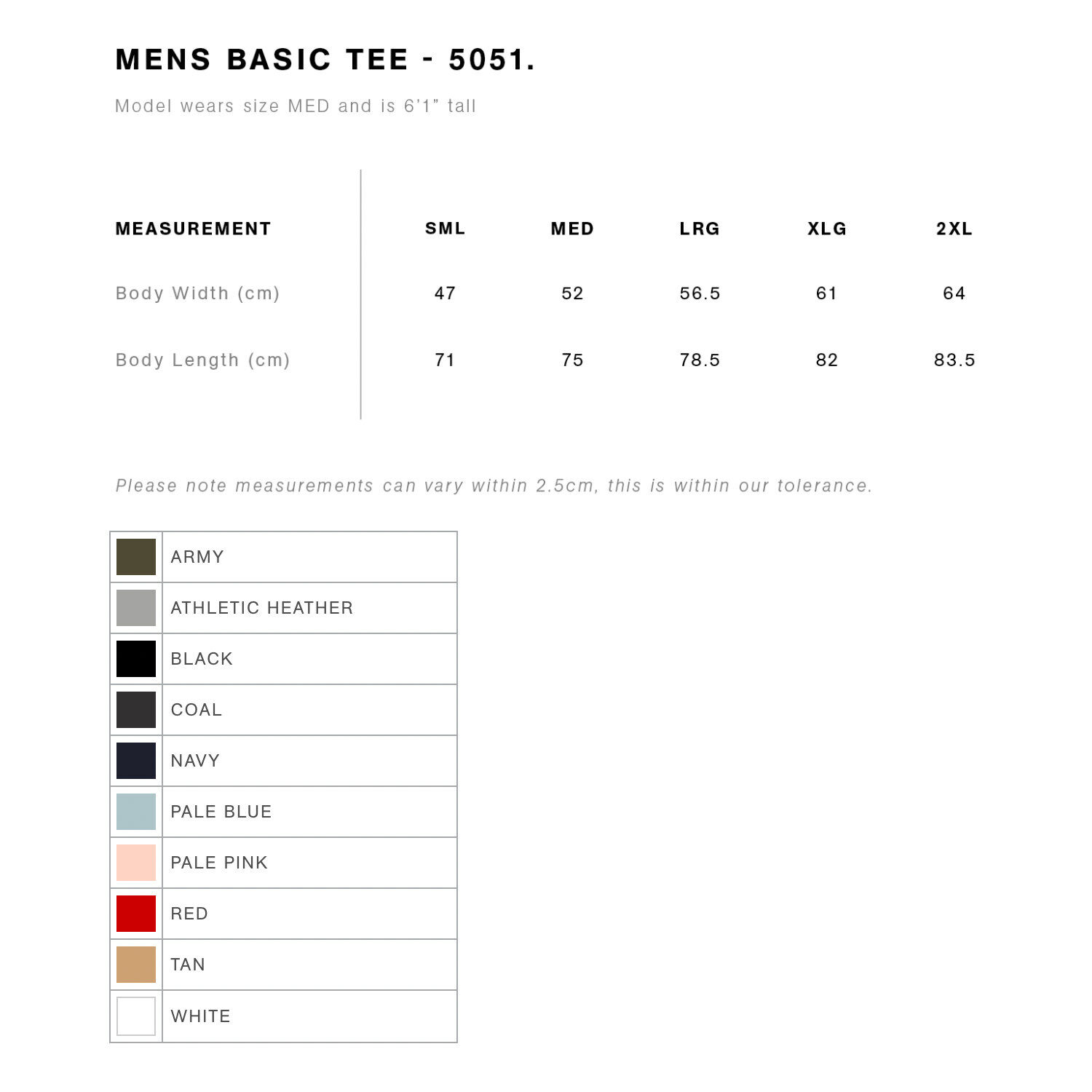 AS Colour Mens Basic T-Shirt