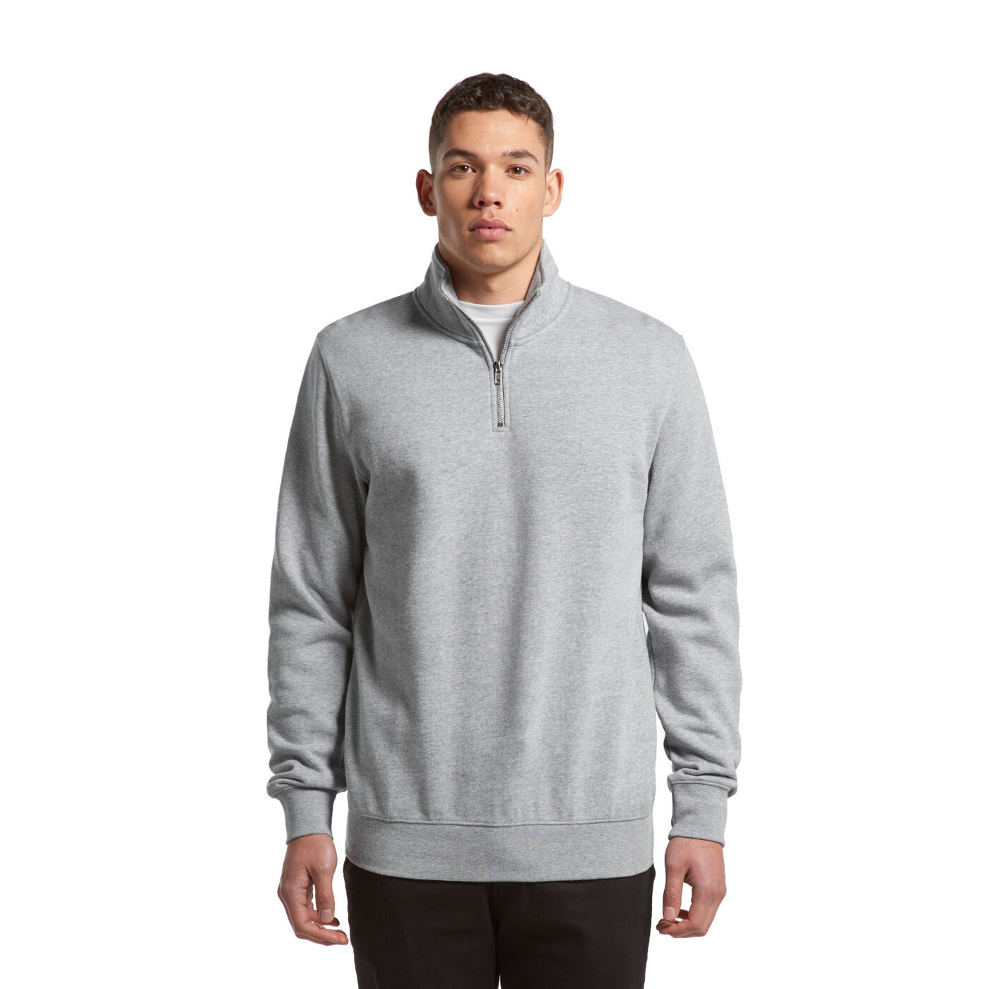 AS Colour Mens Half Zip Crew Sweater