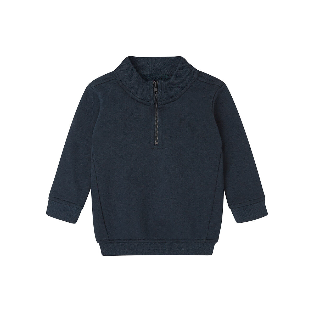 BabyBugz Quarter-Zip Sweatshirt (Navy, front)