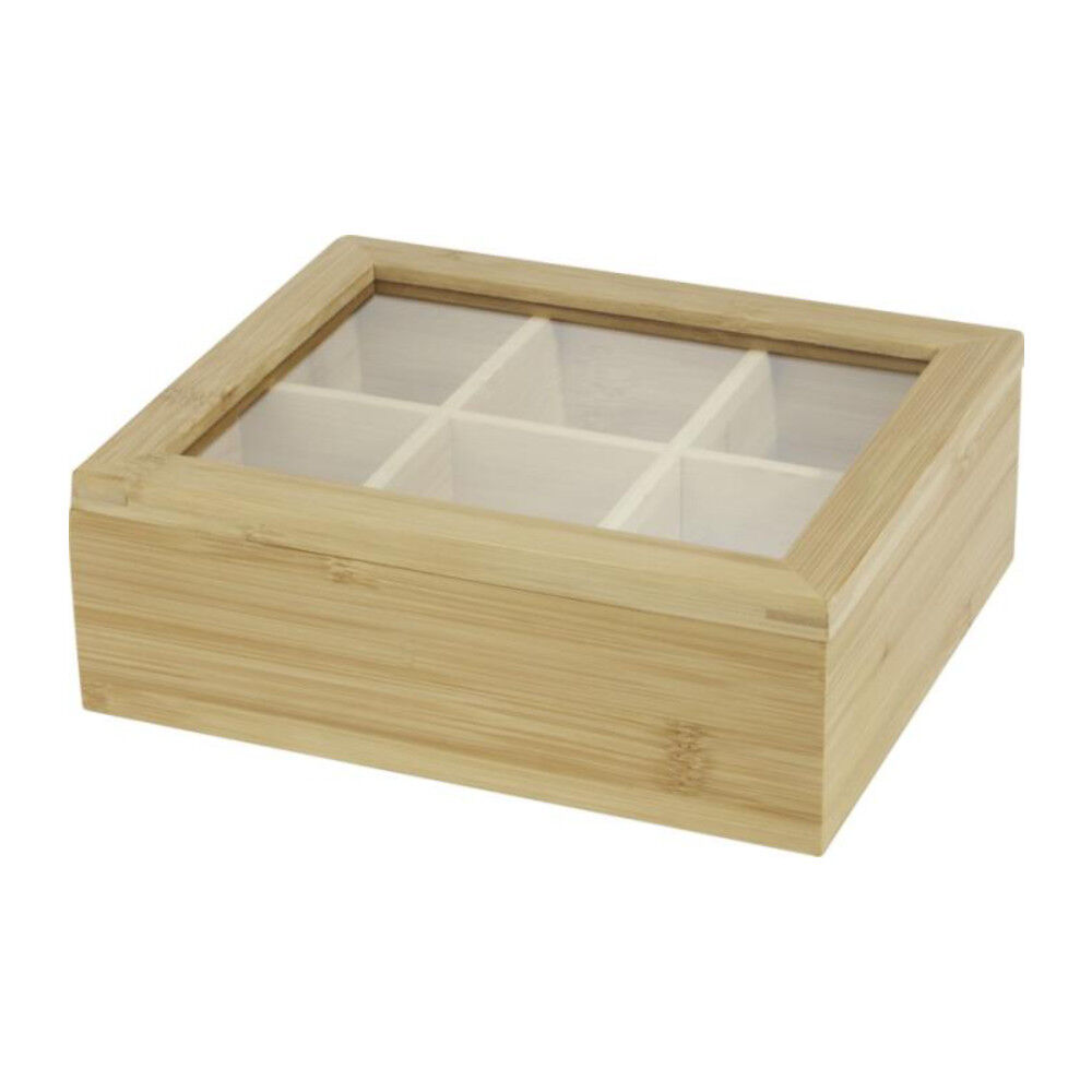 Bamboo Display Case For Tea Bags