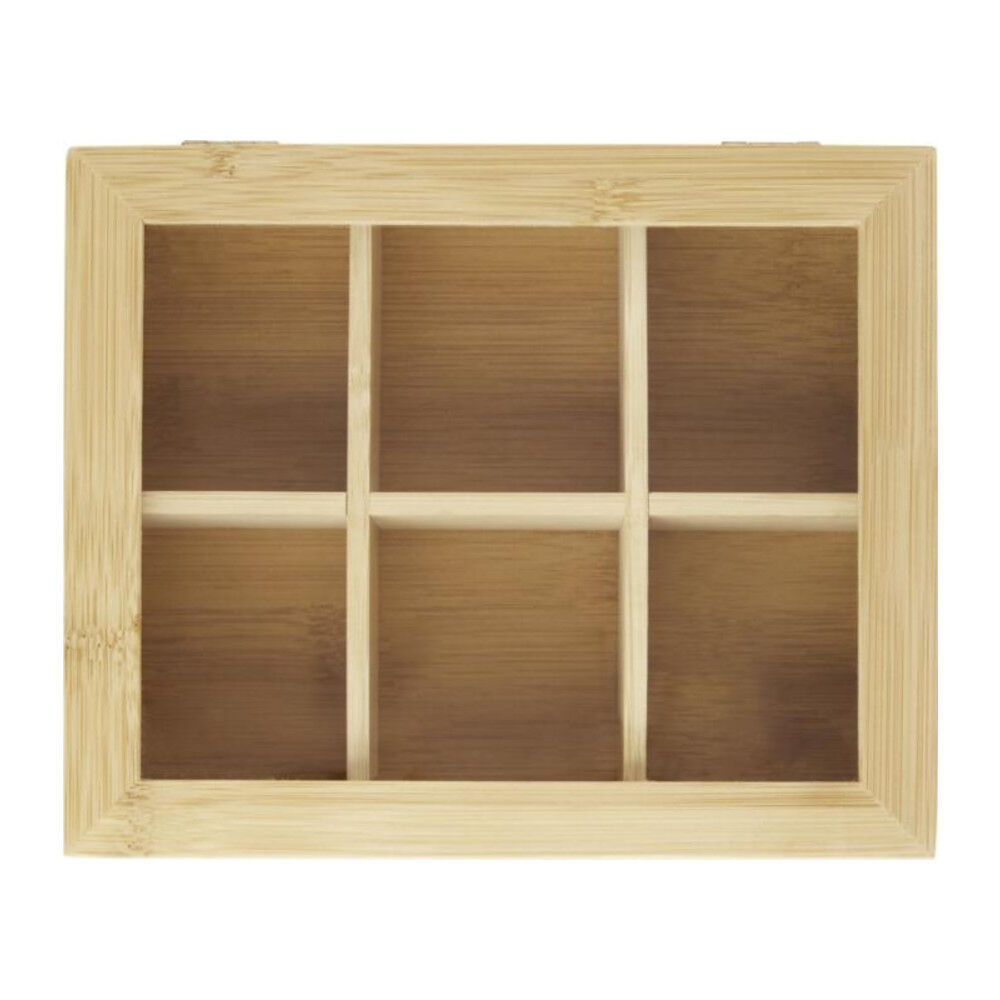 Bamboo Display Case For Tea Bags