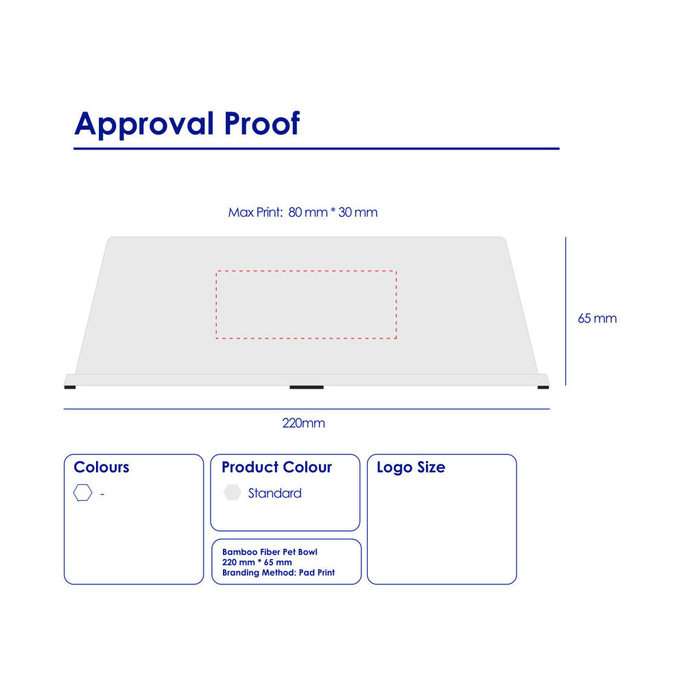 Bamboo Fibre Pet Bowl (print template)