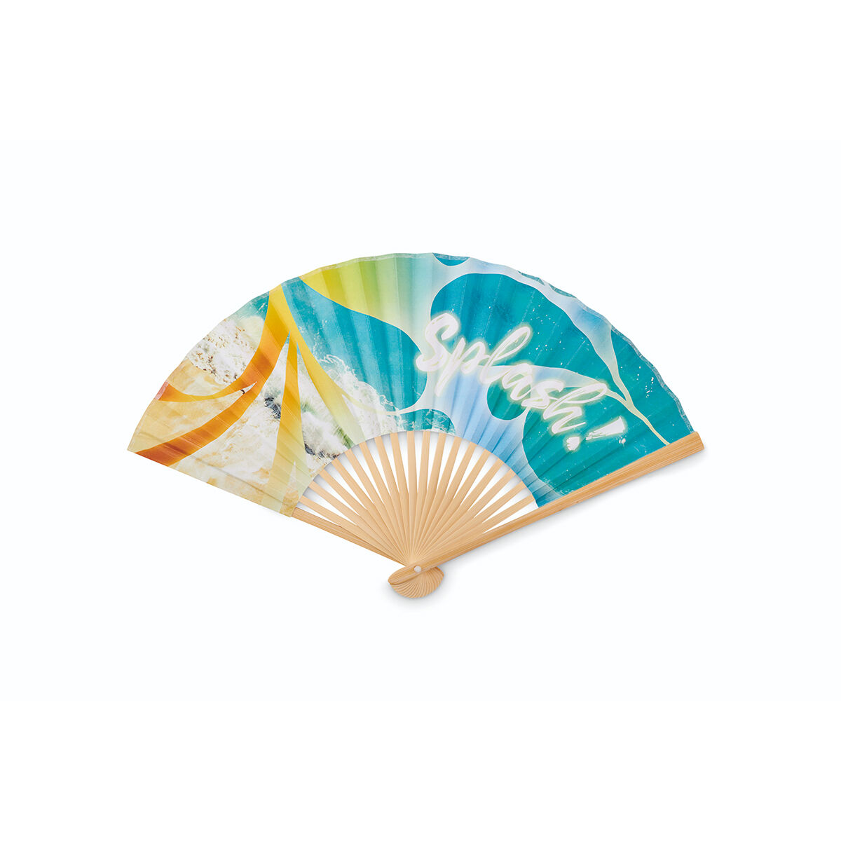 Bamboo Hand Fan with Bespoke Design
