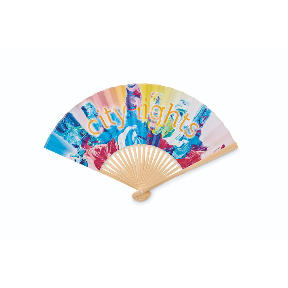 Bamboo Hand Fan with Bespoke Design