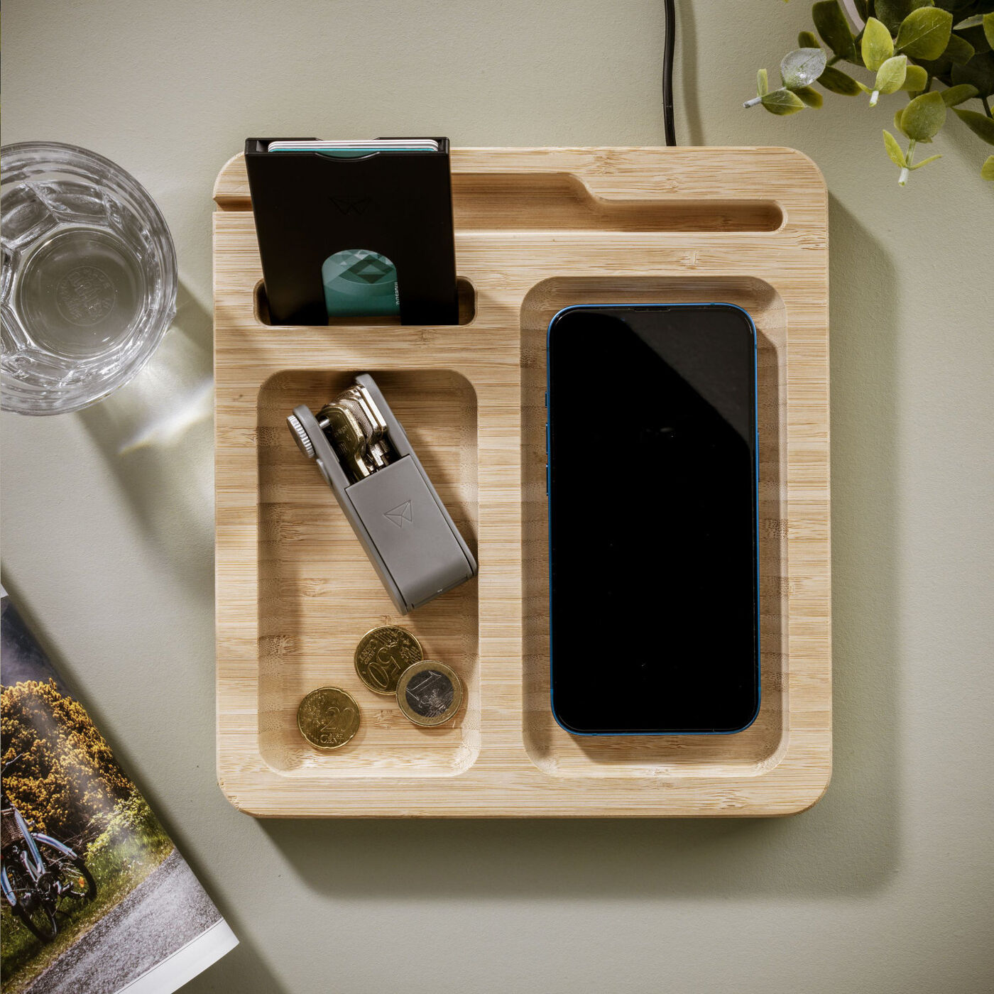 Bamboo Single Dock 15W Charger Station