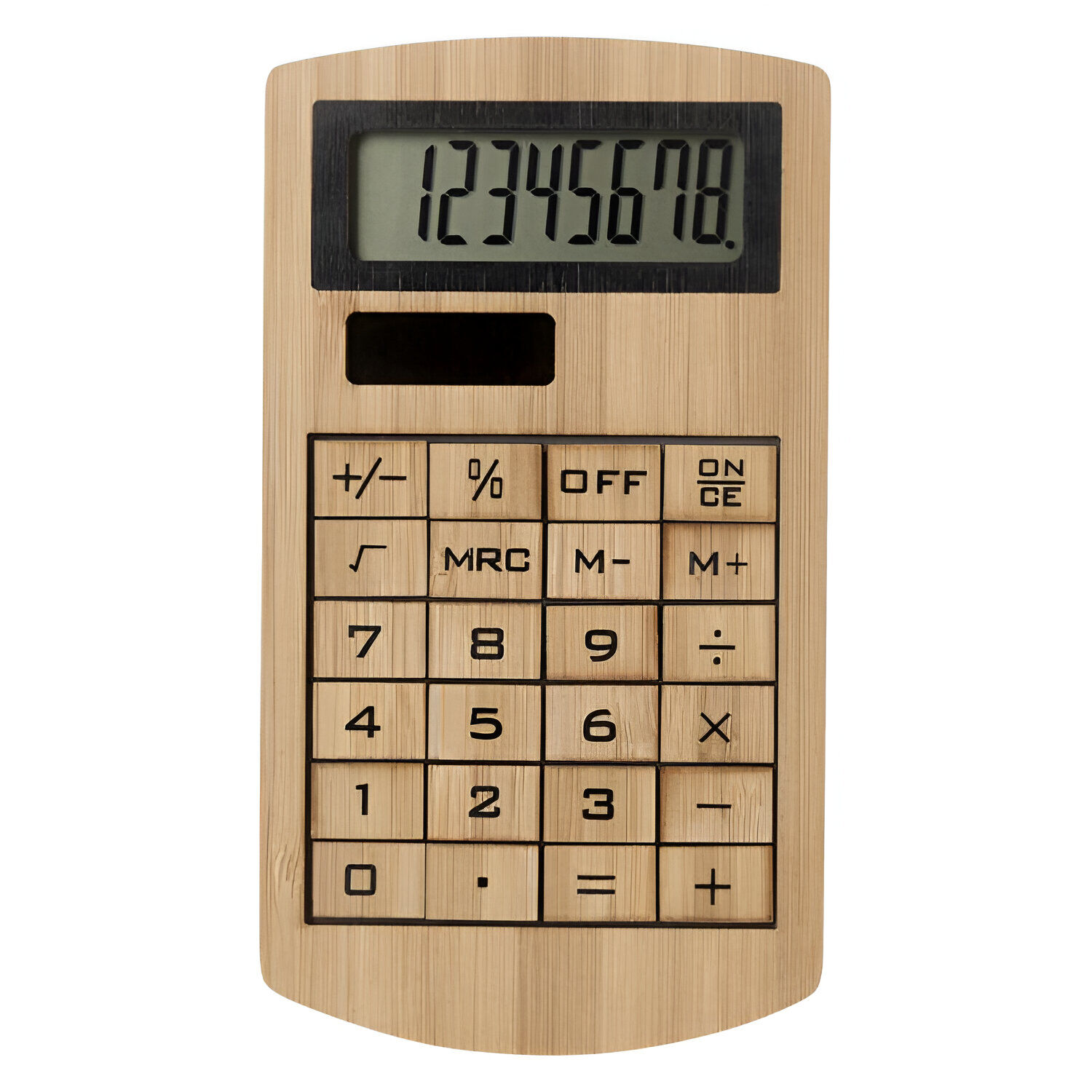 Bamboo Solar Desk Calculator