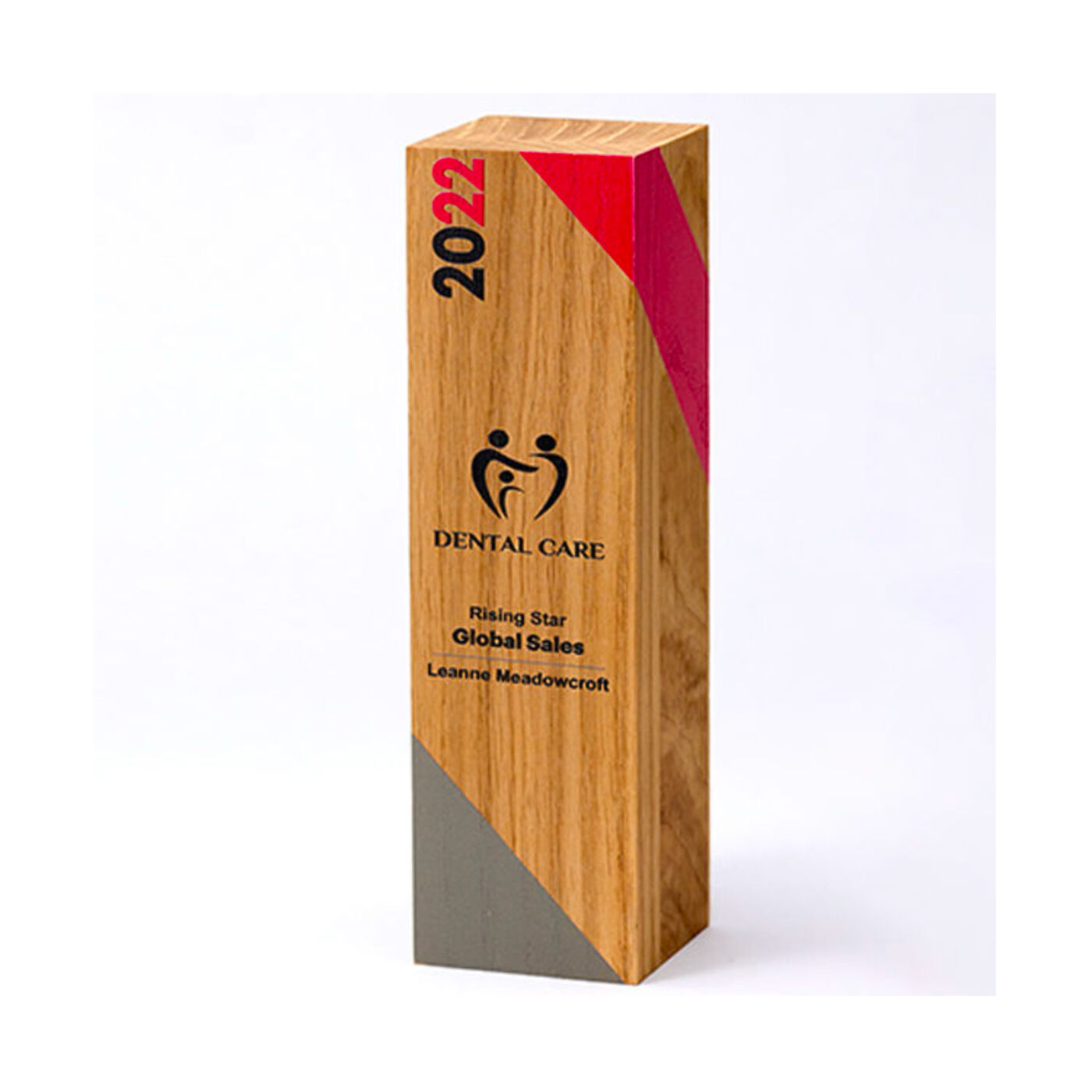 Beech Wood Square Column Award (sample printing)