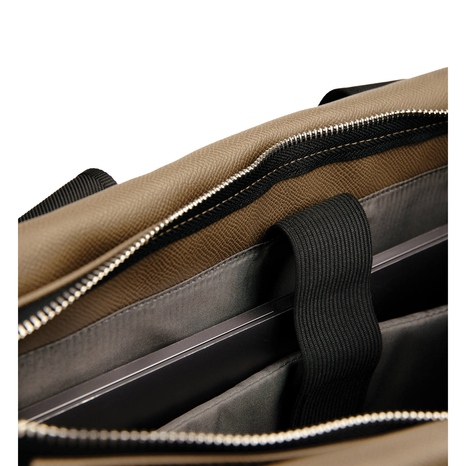 Bermond Leather-Look PU Laptop Tote Bag